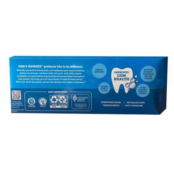 A&H - Peroxicare Toothpaste, Clean Mint, Fluoride, Twin Pack - 6 Oz - 6 Pack - Image 3