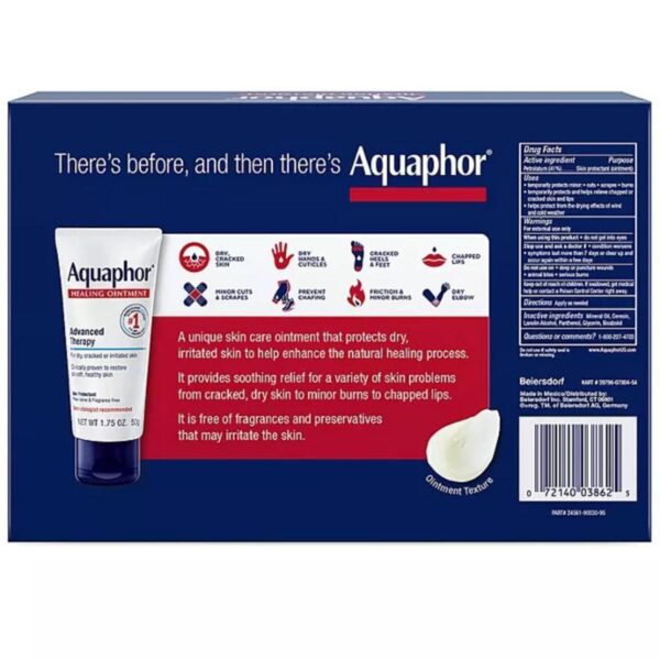 Aquaphor - Advanced Therapy Healing Ointment - 1.75 Oz - 4 Pack - Image 2