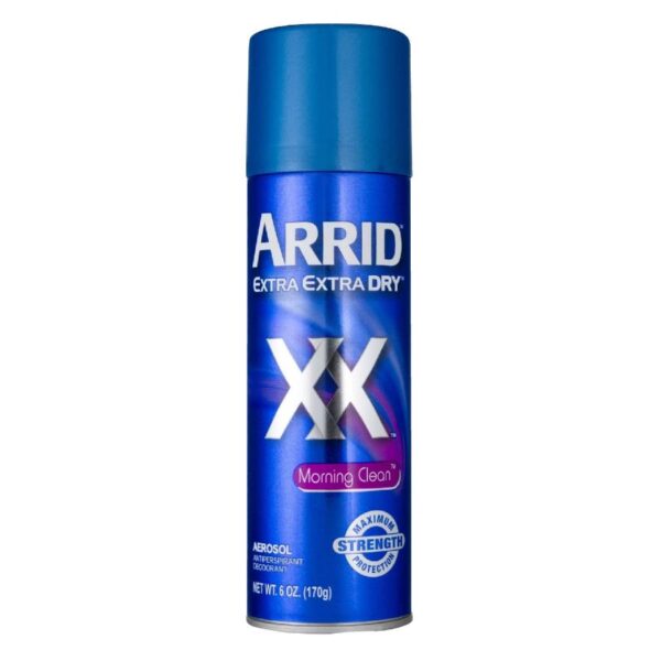 ARRID XX Anti-Perspirant & Deodorant Spray, Morning Clean - 6 oz - 12 Pack - Image 3
