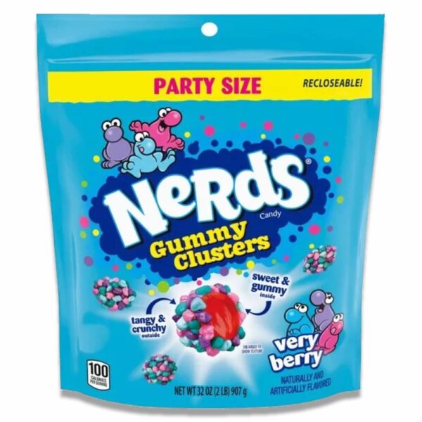Nerds - Gummy Clusters Very Berry - 32 Oz Each