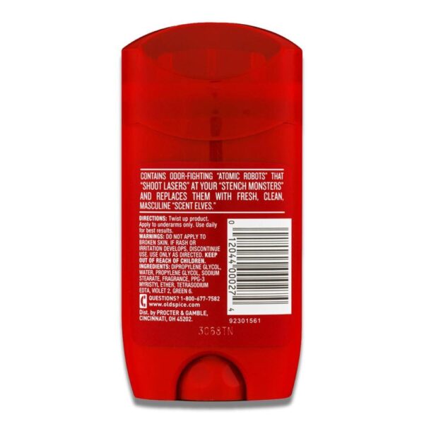 Old Spice - High Endurance Deodorant Pure Sport - 2.25 Oz - 12 Pack - Image 3