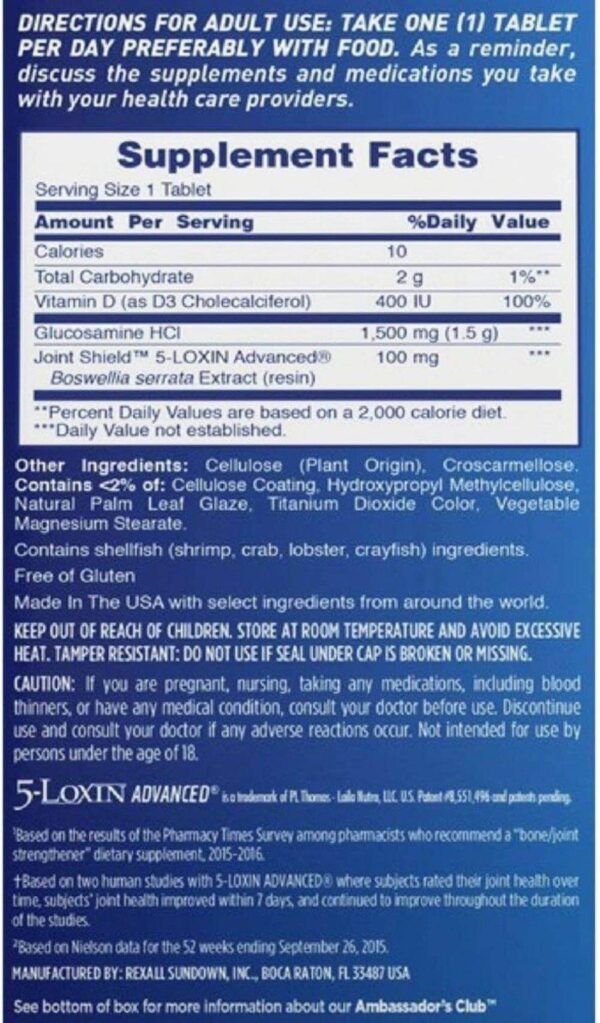 Sundown - Osteo Bi-flex One Per Day - 60 Ct - 12 Pack - Image 3